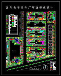 工廠綠化平面圖設計素材解析 紅動網資源與應用指南
